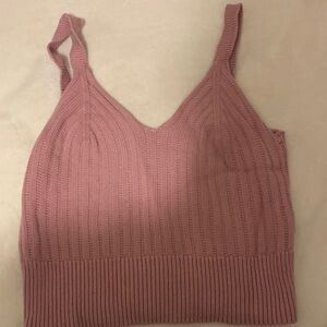 Streetwear Society Pink Knit Top